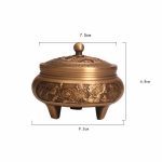 ceramic backflow incense antique purple sand aromatherapy burner ceramic incense burner backflow incense burner creative ornaments 2