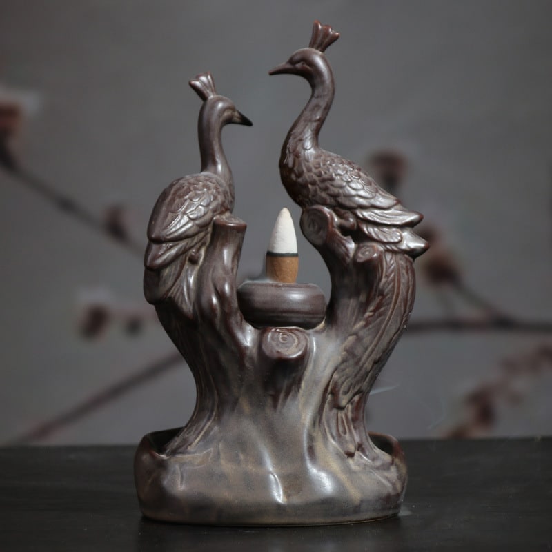 ceramic backflow incense burner creative tea ceremony ornaments retro incense burner