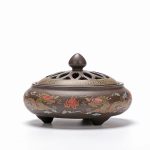 ceramic cloisonne incense burner backward incense burner incense channel enamel 20