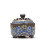 ceramic cloisonne incense burner backward incense burner incense channel enamel 23