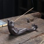 creative frog style incense burner entrance line home decoration 5