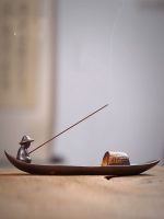 fisherman fishing sandalwood incense burner home decorative incenses burner