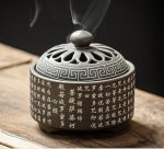 indoor incense burner decoration sandalwood stove ceramic color plate incense burner 6