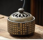 indoor incense burner decoration sandalwood stove ceramic color plate incense burner id 1212