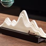 mountain ornaments incense burner modern minimalist home interior 4