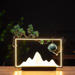 mountain ornaments incense burner modern minimalist home interior 6