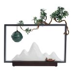 mountain ornaments incense burner modern minimalist home interior 8