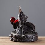 xianglong opera pearl ceramic incense burner with backflow for buddhist supplies 2