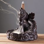 xianglong opera pearl ceramic incense burner with backflow for buddhist supplies 3