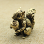 Copper Squirrel Incense Holder 2