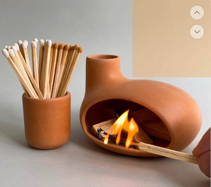 Hand made Ceramic Chimney Incense Burner