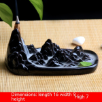 River and Mountain Backflow Incense Burner