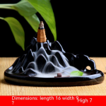 River and Mountain Backflow Incense Burner 3