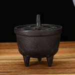 Small Cast Iron Antique Incense Burner 2